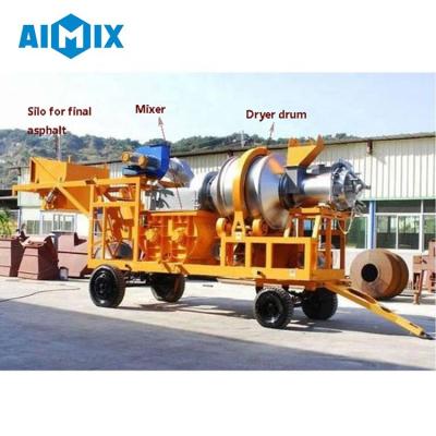 China Asphalt Mobile Mixing Plant Aspahlt Paving Mixing machine for sale