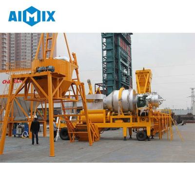 China Mobil Asphalt Mix Plant Stationery Double Drum Asphalt Plant for sale