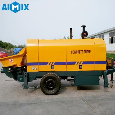 China High Pressure Trailer Concrete Pump  Portable Electric Concrete Pump for sale