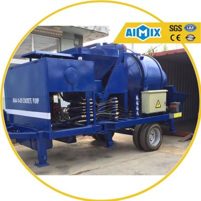 China Mobile Diesel Concrete Mixer Pump Diesel Engine Concrete Pump for sale