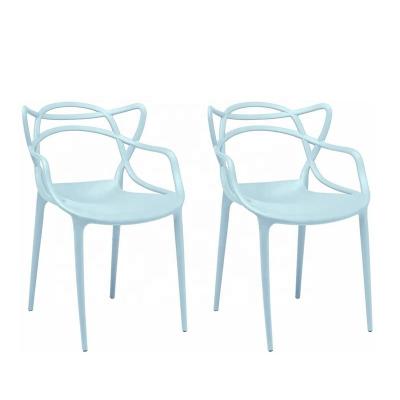 China Nordic famous modern furniture designers cafe chairs modern outdoor dining plastic chairs for sale