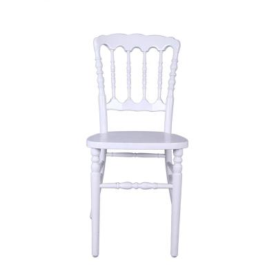 China Cooling Solid Wood Stackable Gold Napoleon Restaurant Events Wedding Chairs for sale