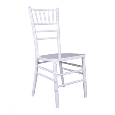 China Durable Wedding White Wooden Event Color Banquet Chiavari Rental Chair For Sale for sale