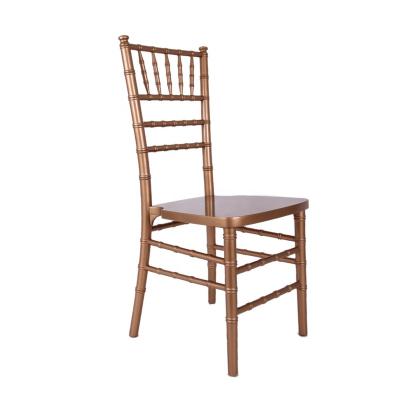 China Durable Chiavari Chairs Solid Wood with Gold Paint for Wedding and Events for sale