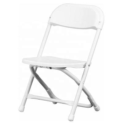 China Safety Comfortable Baby Dining Chair Modern Style Kids Metal Frame and Party and Event Plastic Folding Chair for Commercial and Residential Use for sale