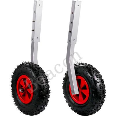 China Aluminum Inflatable Boat Launching Wheels/Launching Traverse Wheel Alloy C1 Trailer/Boat Easy Traverse/Aluminum Launching Dolly Wheels for sale