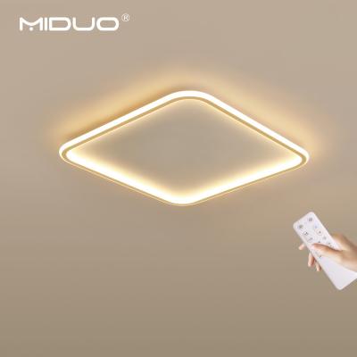 China Modern Design Hot Sale Indoor Room Surface Mounted Lightweight Remote Control Led Ceiling Light for sale