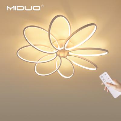 China Surface Mounted 2022 Hot Sale Indoor Modern Large Remote Control Dimmable Led Ceiling Light for sale