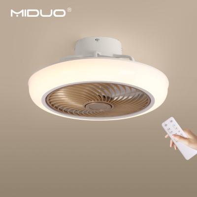 China Modern Smart Ceiling Fan Lamp With Remote Control Lights Ceiling 46cm With App Control Bedroom Decor Ceiling Fans Modern for sale