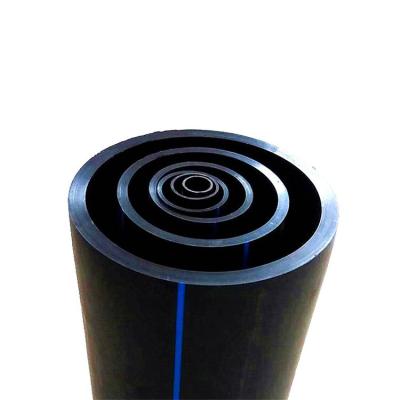 China New 500mm 450mm pipe 560mm high quality kinds polyethylene material with big diameter in PN 0.6Mpa black HDPE pipe for water supply for sale