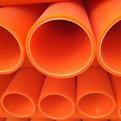 China Mpp Electric Power Durable Cable Conduit Orange Plastic Cable Protection Sleeve Pipe for sale