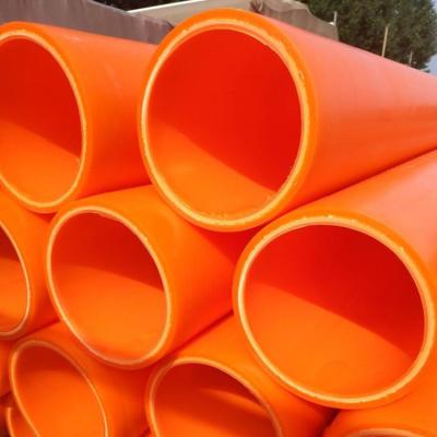 China Durable MPP Power Pipe Cable Protection Pipe Buried Road Crossing Drag Pipe for sale