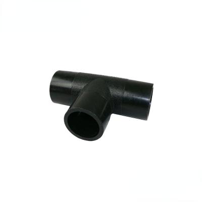 China Kinds Butt Fusion DN110mm Coupling/Reducer/Equal Tee HDPE Black Pipe Fitting For Agriculture Irrigation Water Supply/Connector for sale