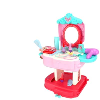 China High Quality Girls Gift Kids Macaron Gift School Bags Girl Game Bedroom Simulation Dressing Table Toy Set for sale