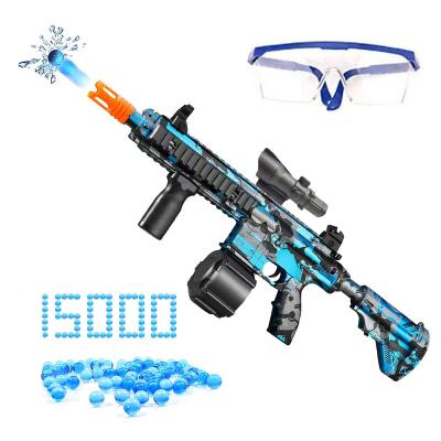 China New Safety M416 Splash Gun 2-in-1 Gel Ball Blaster with 15000 Water Beads Eco-Friendly Goggles for Outdoor Toys for sale