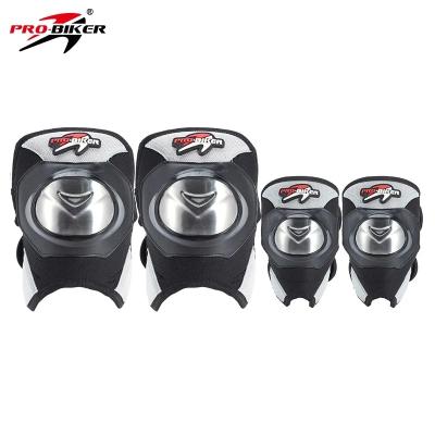 China Supply Motorbike Racing Stainless Steel Motorbike Knee Protector Motocross Sports Protective Gear Elbow Short Guard 4Pcs/Se In Stock for sale