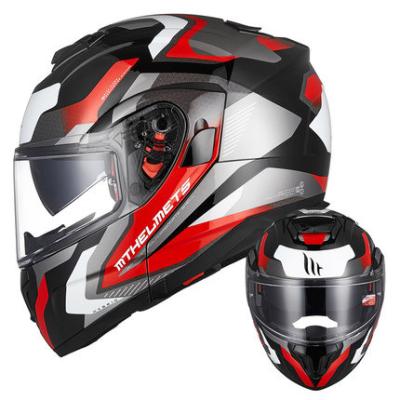 China Hot Selling New ABS MT Full Face Motorbike Flip Up Racing Motorbike Motocross Helmet For Men Adult Women for sale