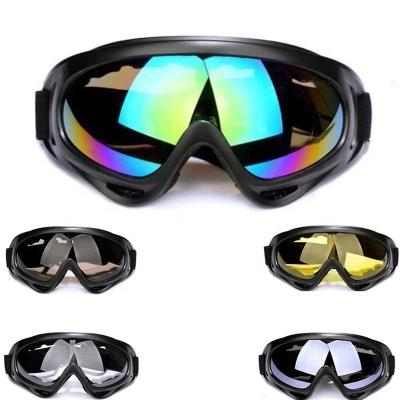 China TPU+PC Winter Snow Sports Stripe Dustproof Windproof Skiing Ski Sunglasses Snowboard Snowmobile Glass Eyewear UV400 for sale