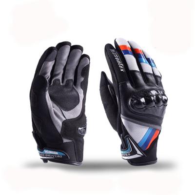 China Durable Full Finger Full Rising Windproof Finger Racing Carbon Fiber Outdoor Bicycle Exercise BMX ATV MX Off Road Motorcycle Cycling Gloves for sale