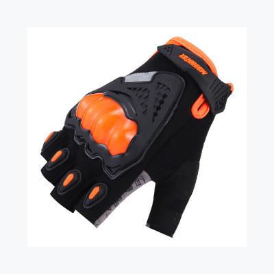 China Fingerless Riding Mountain Bike Breathable Riding Motorcycle Summer Motorcycle Sports Half Finger Half Finger Racing Cycling Gloves for sale