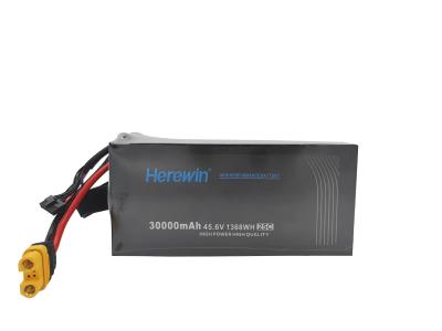 China 12S1P Soft Pack 45.6V LiHv Uav Drone Battery 25C 30000mAh 6.9kg for sale