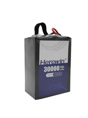 Chine Herewin 14S1P 30000mAh Soft Pack batterie à semi-solide 30C pulvérisateur batterie UAV 53,2V à vendre