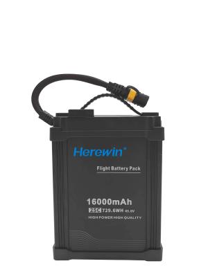 China 12s Lipo Pack Herewin 16000mah Lipo Battery 45.6V 25C For Smart UAV Drone for sale