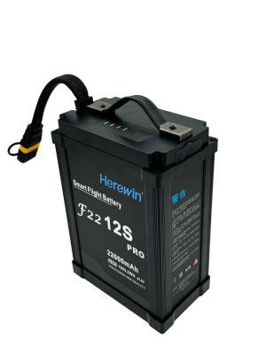 China 45.6V 25C Smart UAV Drone Battery Pack Herewin 12S 22000mAh for sale