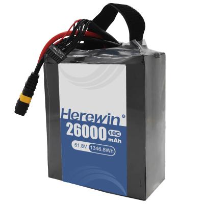 China Herewin Semi Solid State Battery 14S1P 51.8V 26000mAh for sale