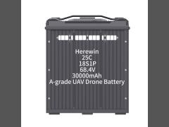 Herewin 18S 68.4V 25C 30000mAh LiHv Soft Pack battery for UAV