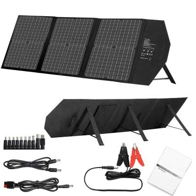 China Support solar panel charging Professional Outdoor Foldable Portable 40W 60W 100W Flexible Solar Panel Power Bank Charger For Camping for sale