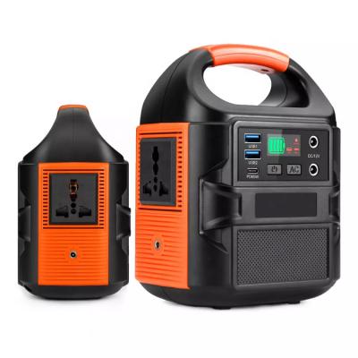 China Type C 100W  Mobile Potable Power Station USB/DC Output Solar Panel Power Small Size  Station Car Jump Starter for sale