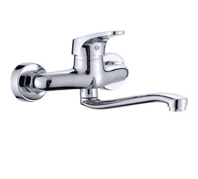 China 2021 Modern Kitchen Faucet Single Handle Zinc Alloy Kitchen Sink Wall Mounted Faucets for sale