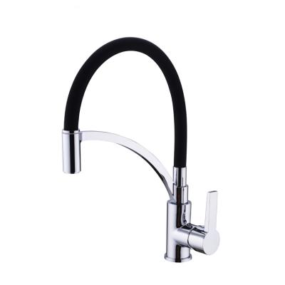 China Lead Free Modern Chinese Manufacturer Pull Out New Single Handle Kitchen Design Kitchen Sink Faucet for sale