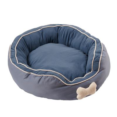 China Stocked Four Season Dual Use Double Sided Universal Plush Pet Bed Dogs Nest Cushion Dog Sofa Bed for sale