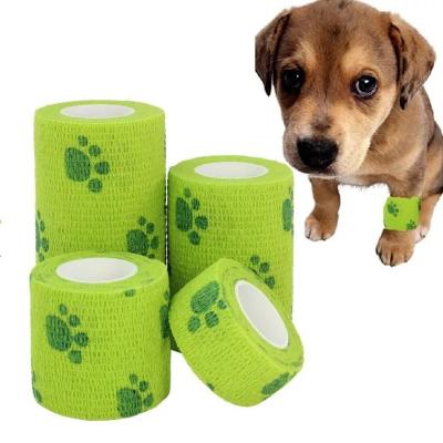 China Soft Cats Dogs Non Woven Self Adhesive Elastic Bandage For Small Animals for sale