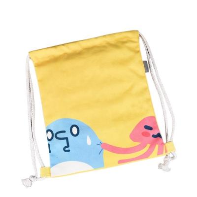 China With USB Calico Bag Drawstring Customized Zipper Cotton Drawstring Bag Shopping Bag Fabric for sale