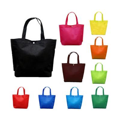 China High Quality Eco-friendly Ultrasonic Nonwoven Nonwoven Polypropylene Packaging Shopping Bag Handle Bag With Plastic Buckle for sale