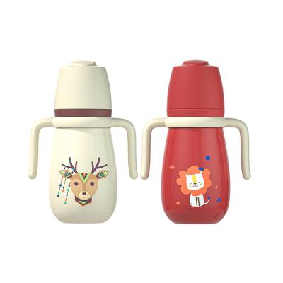 China BPA Free Factory Wholesale Ready Stock Food grade double walled 316 stainless steel baby bottle BPA Free Sublimation blank milk bottle for sale