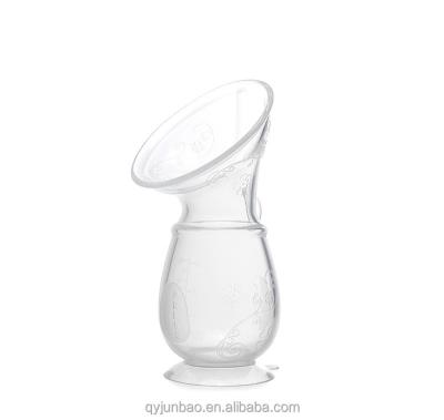 China BPA Free High Quality Customized logo medical Manual Breast Pump bpa free silicon milk collector suction for sale