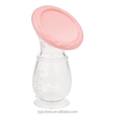 China China Factory Good Quality BPA Free Free 90ml Hands Free Breast Pump Portable Silicon Milk Collector for sale