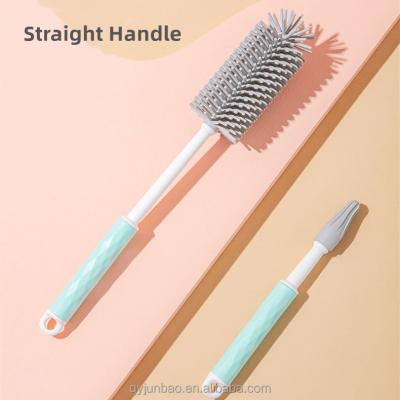 China Hot Selling 2022 New Quality Sustainably Guaranteed Point Cleaning Brush Silicone Brush For Baby Bottles for sale