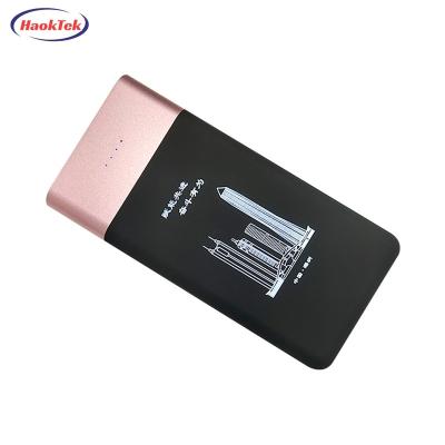 China Fast Charging Support Logo 5000mah 20000mah Super Slim Powerbank Power Customs Lead Wireless Bank For Gifts for sale