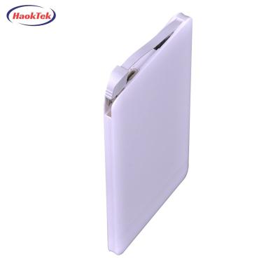 China Universal Bank 4000mah Custom Logo Credit Card Power Bank Super Slim Battery Charger Fast Charging Support for sale