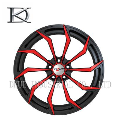 China Professional Car 13 Racing Wheels 2 Pieces Gloss Black Finished for sale