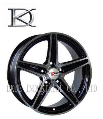 China Black Aluminum Alloy Wheels Rims 17 × 5 