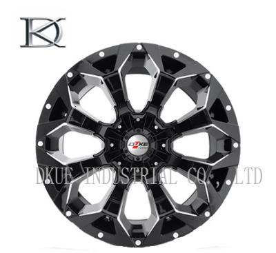 China Concave Forged Black Wheels 4X4 17 Inch Rims 4 X 4 Alloy Wheels For SUV for sale