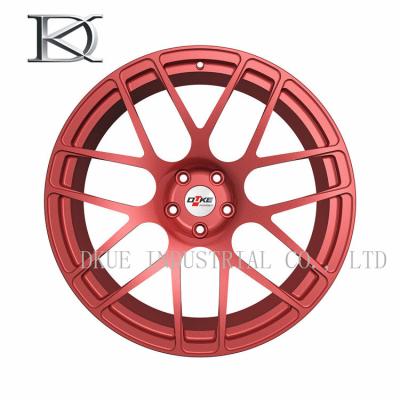 China Red Monoblock Forged Wheels Lightweight Mercedes Replica Racing Car for sale