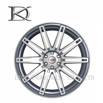 China Chrome Rims Black SUV Wheels Aluminum 16 X 8 Inch Three Pieces for sale