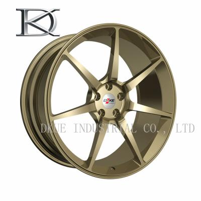 China Gloss Black Aluminum Forged Wheels , Machined Aluminum Wheels For Car for sale